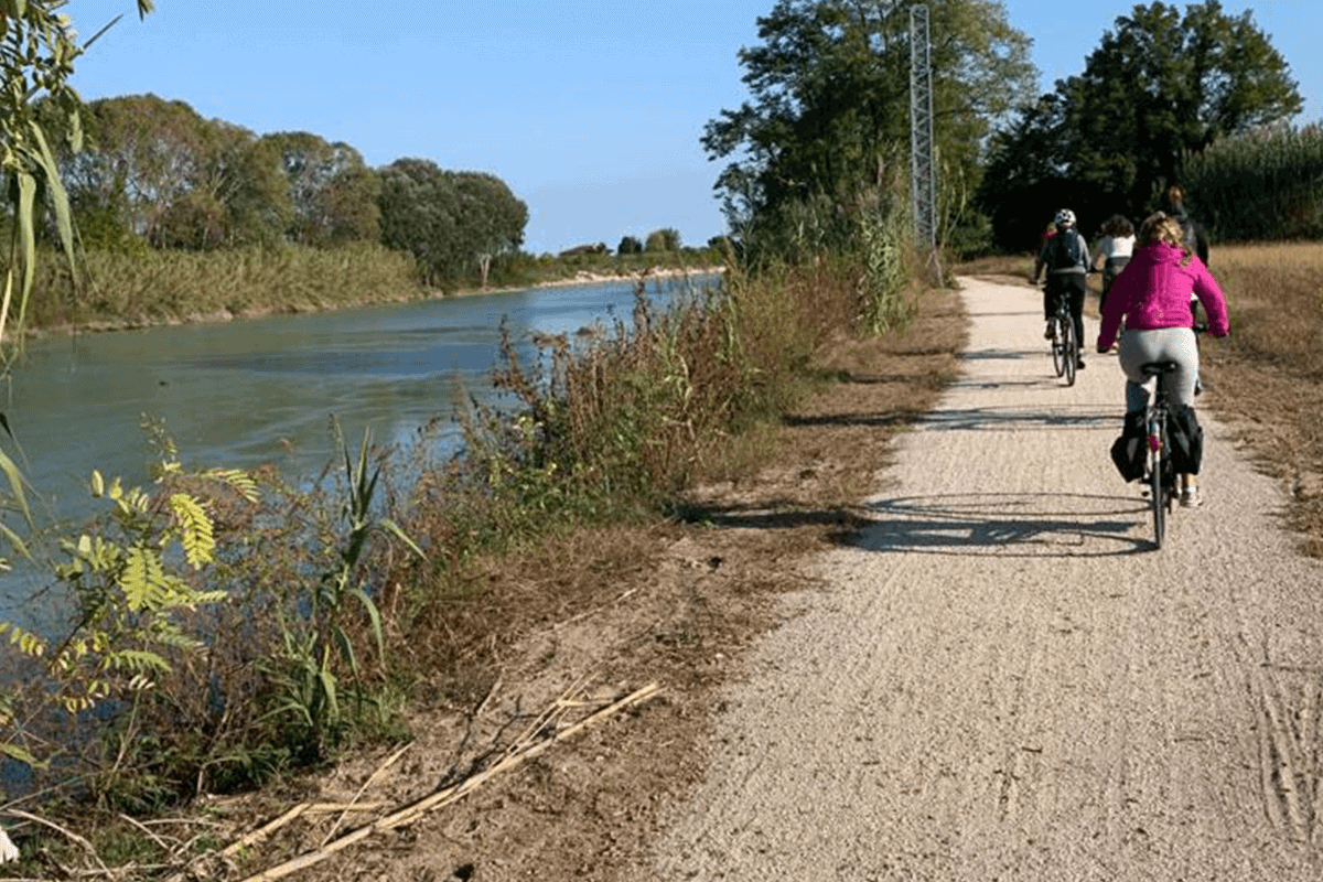 Der Piave-Fluss-Radweg